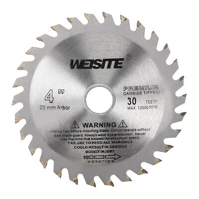 4''(105mm) Circular Saw Blade, 30T 5/8'' Arbor, Wood Carbide Tipped Slitting Saw