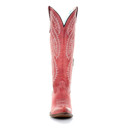 Pre-owned Corral Womens Red Rioja Boot (e1318-ld)