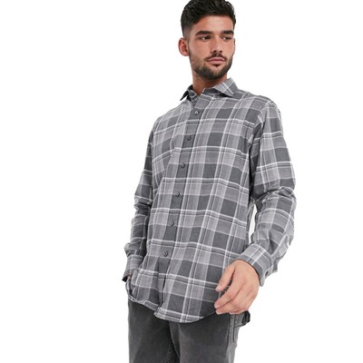 

Мужская рубашка классического кроя Polo Ralph Lauren, серая, маленькая, Grey, 710769922003