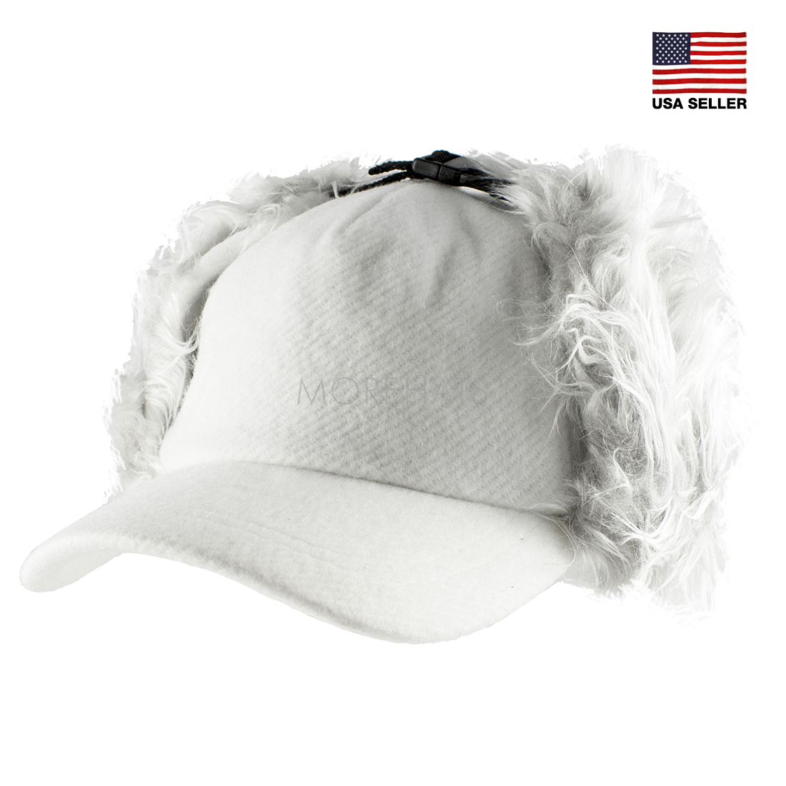 S Faux Fur Trapper Corduroy Casual Baseball Cap Adjustable Hat Women Men