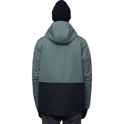 Pre-owned 686 Smarty 3-in-1 Form Jacket - Men's In White Heather Colorblock