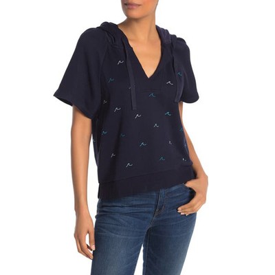 

Худи Active с вышивкой Splendid Summertime Wave, синий морской, размер XS, Blue marine