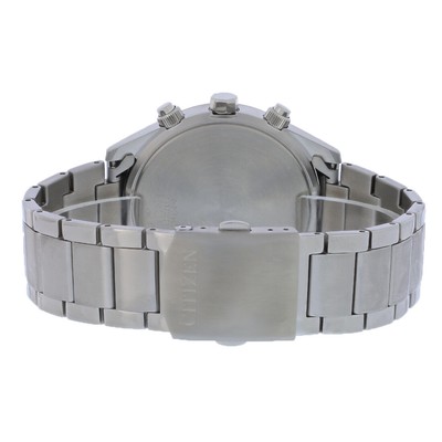 Pre-owned Citizen Eco Drive Pcat Mens Chronograph Stainless Blue Dial Watch At8260-85l
