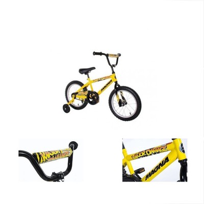 Dirt Bike 16 " Kids Boys Bikes BMX Street Adjustable Removable Training Wheels