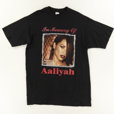 Aaliyah Back and Forth Tシャツ Lサイズ ブラック AALIYAH「BACK & FORTH」L – Cloakedinblack