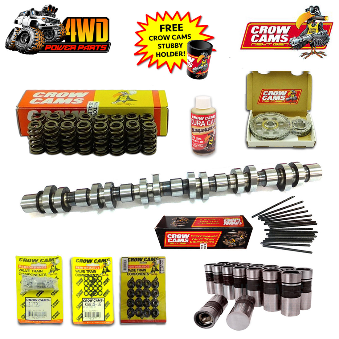 Crow Cams 21787 Aggressive Idle Camshaft Package for Ford V8 302 351