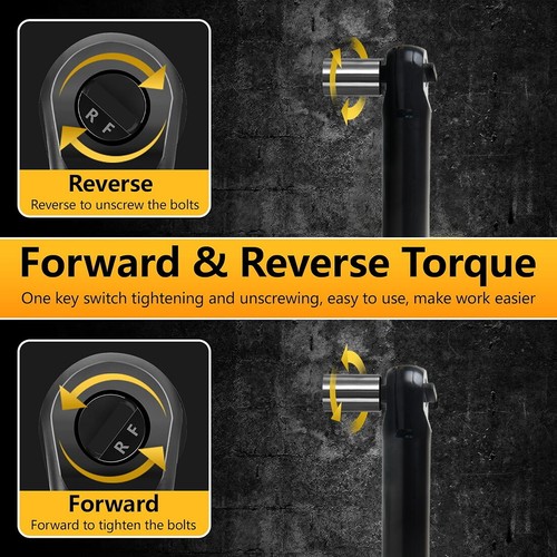 Brushless 3/8'' Cordless Ratchet Wrench Right Angle Body For Dewalt Battery 20V