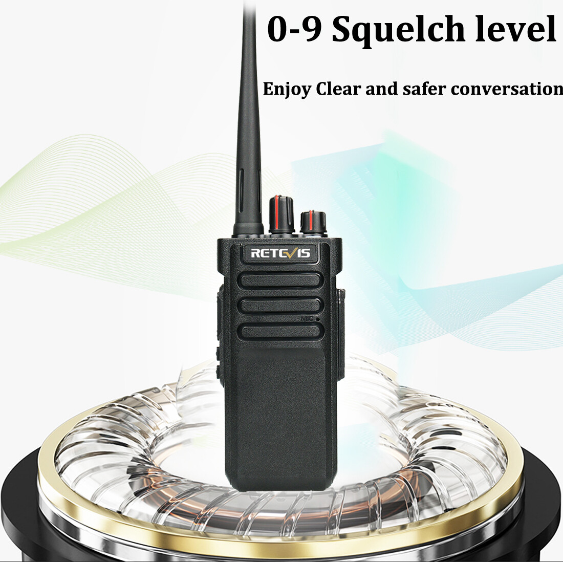 Retevis RT29 UHF IP67 TwoWay Radio 10W Long Range 3200mAh Walkie
