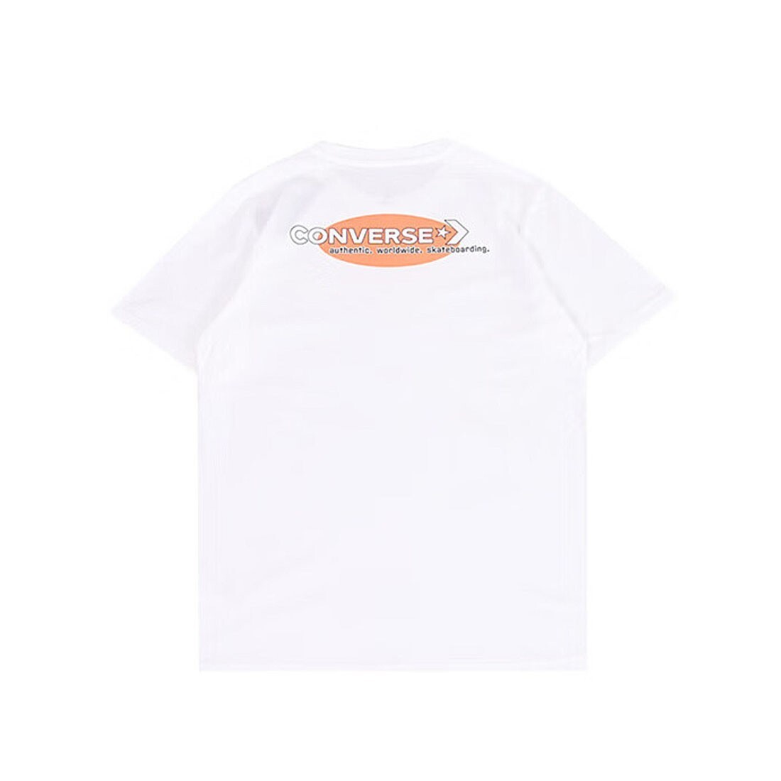 【2plan】Blan Lettering Print Short Sleeve Tee CONVERSE 10026438-A02 Unisex Letter printed sports short