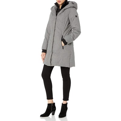 

Женский текстурированный тяжелый пуховик Kenneth Cole New York, черный, большой размер, 17LMP432
