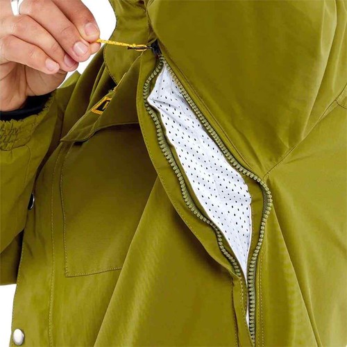 Pre-owned Volcom Longo Gore-tex Snow Jacket - Moss In Green