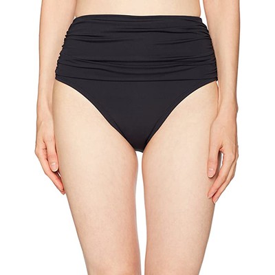 Женский купальник-бикини Bleu Rod Beattie Kore с завышенной талией, черный, 12