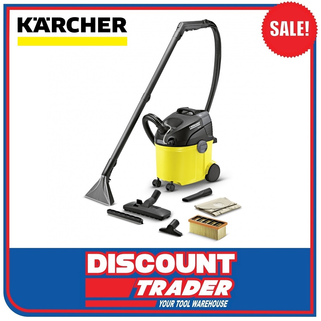 Karcher Spray Extraction Cleaner Carpets Floors Vacuum SE 5.100 SALE 1.