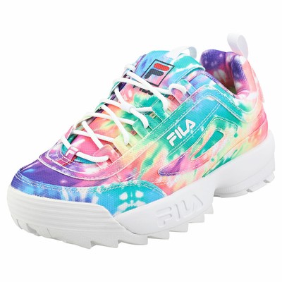 fila dusty pink disruptor ii premium patent trainers