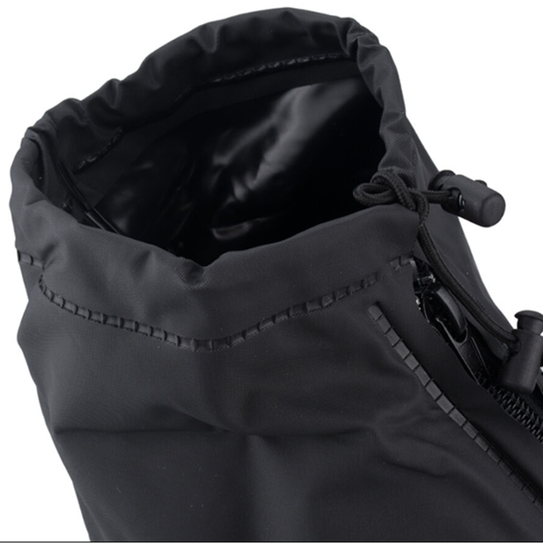 Men's Unisex Reusable Black Rain Boots Waterproof Anti-slip Rain Shoes Cover