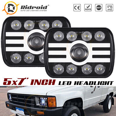 Pair LED Headlight 240W Sealed Beam For Chevy Express Cargo Van 1500 2500 3500