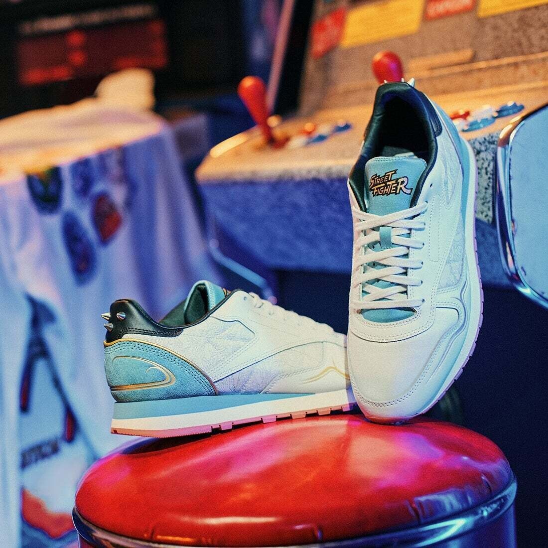 Reebok x Street Fighter Classic Leather Chun-Li Polar Blue