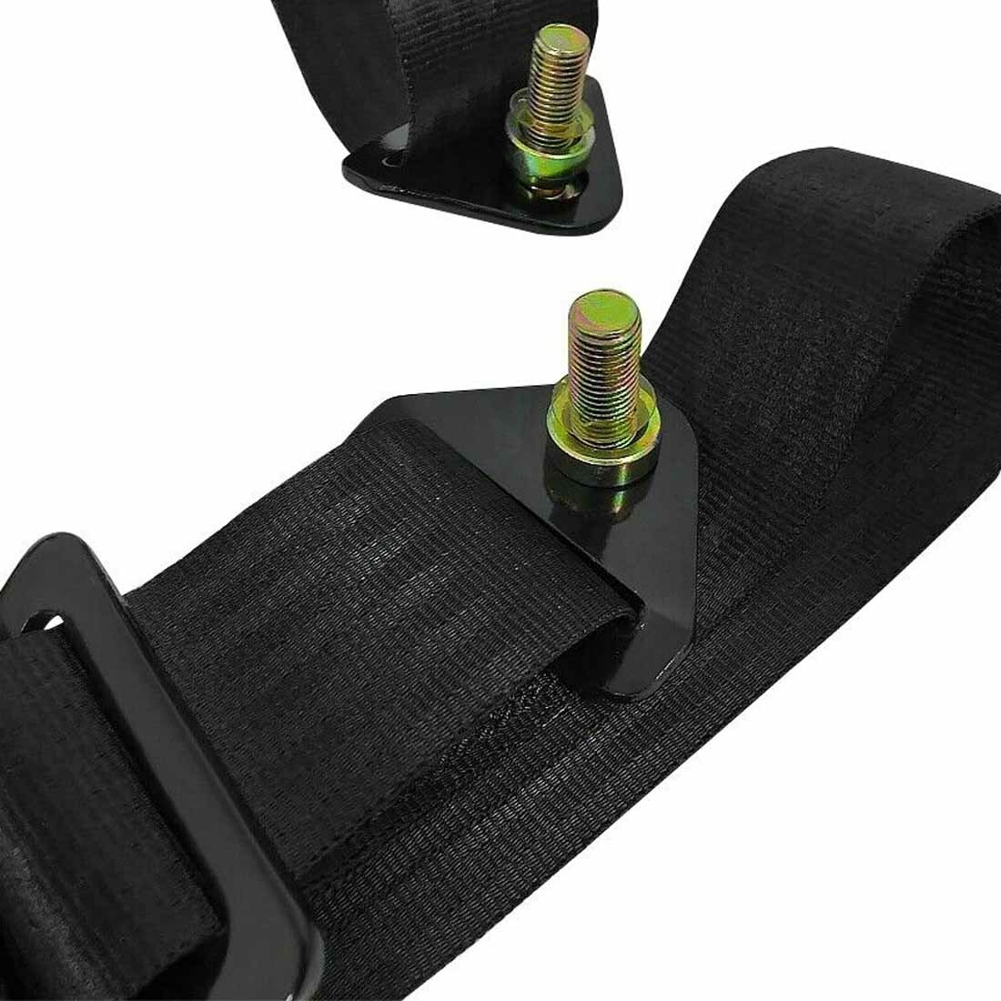 Car Truck 4 Point Racing Seat Belt Harness Adjustable Auto Universal