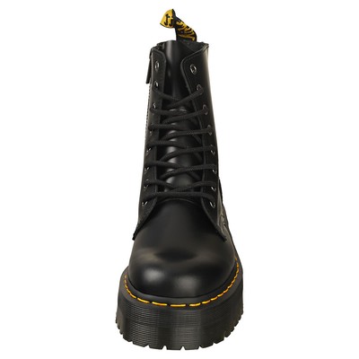 DR. MARTENS DR. MARTENS JADON MENS BLACK PLATFORM BOOTS - 6 UK