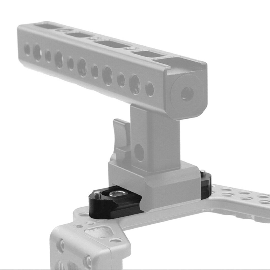 Rail NATO Mini 1/4" Slider Cameras for Rig Anti-Off Safety Extension Quick Top