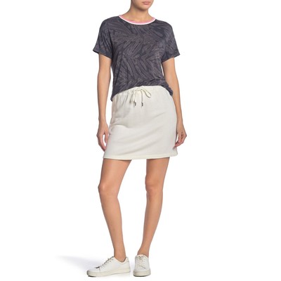 

Женская флисовая юбка Splendid Bayside Active Paperbag, кремово-белая, маленькая, Off white