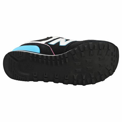 NEW BALANCE BALANCE 574 DAMEN BLACK BLUE SNEAKER BEILAUFIG - 36.5 EU