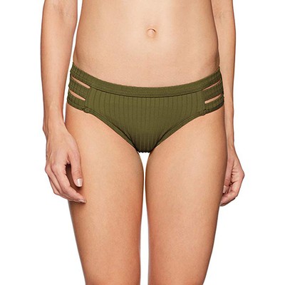 

Женский купальник Seafolly Hipster Bikini с несколькими бретелями, темно-оливковый,  лет, Dark olive