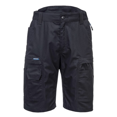 Portwest KX3 Ripstop Shorts Black