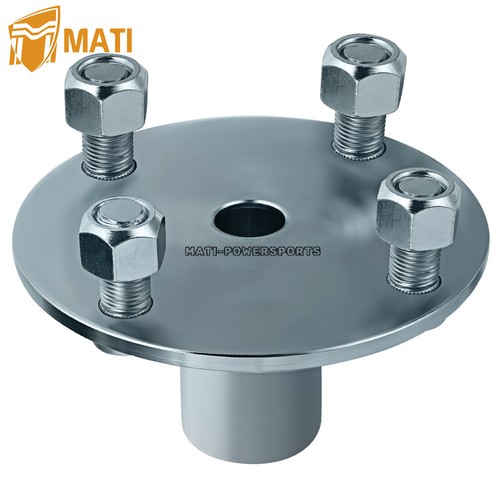 2*Go Kart Live Axle Hub 4" x 4" Wheel Hub For 1" Shaft,with 1" to 3/4" Step Down