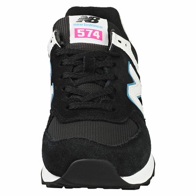 NEW BALANCE BALANCE 574 DAMEN BLACK BLUE SNEAKER BEILAUFIG - 36.5 EU