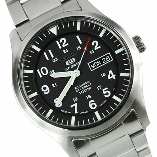 Pre-owned Seiko 5 Sports Military Automatic Gents Snzg13j1 Us4