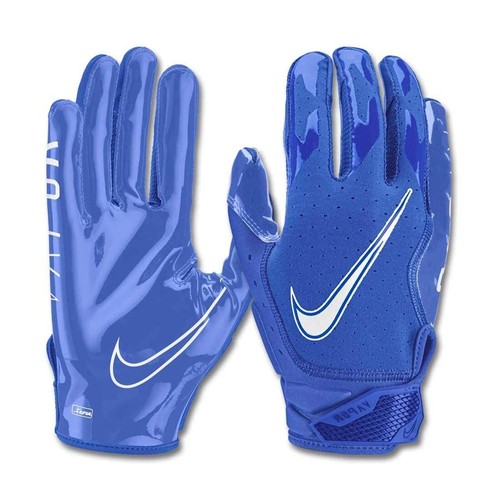 Nike - Мужские перчатки для игры в футбол Vapor Jet 6.0, Game Royal/Белые, Маленькие