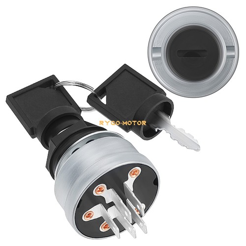 3 Position 5 Pin IGNITION SWITCH w/2 Keys for POLARIS Snowmobile 2205055 2200358
