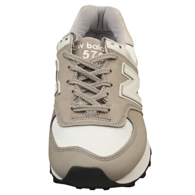 NEW BALANCE BALANCE 576 MADE IN ENGLAND MENS CASUAL TRAINERS IN GREY WHITE - 8.5 US