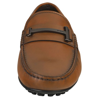 TOD'S TOD'S GOMMINO MENS COCOA LOAFER SHOES - 9 UK