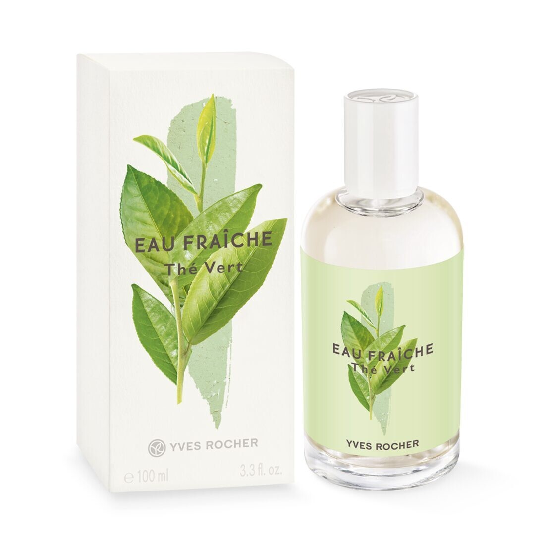 EAU FRAICHE GREEN TEA (CITRUS FRESH) EDT SPRAY 3.3 oz/ 100 ml. NEW- SEALED BOX!