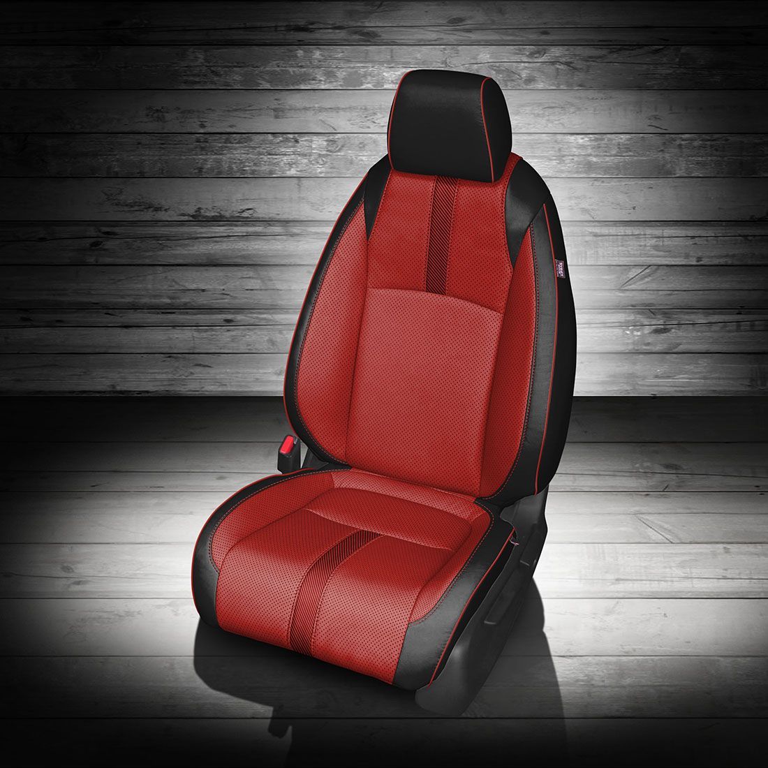 Details About Katzkin Black Red Leather Seat Cvrs Fits 2016 2019 Honda Civic Sedan Ex Ex T