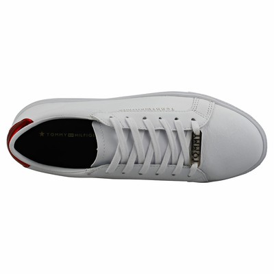 TOMMY HILFIGER TOMMY HILFIGER ESSENTIAL SNEAKER WOMENS WHITE FASHION TRAINERS - 9 US
