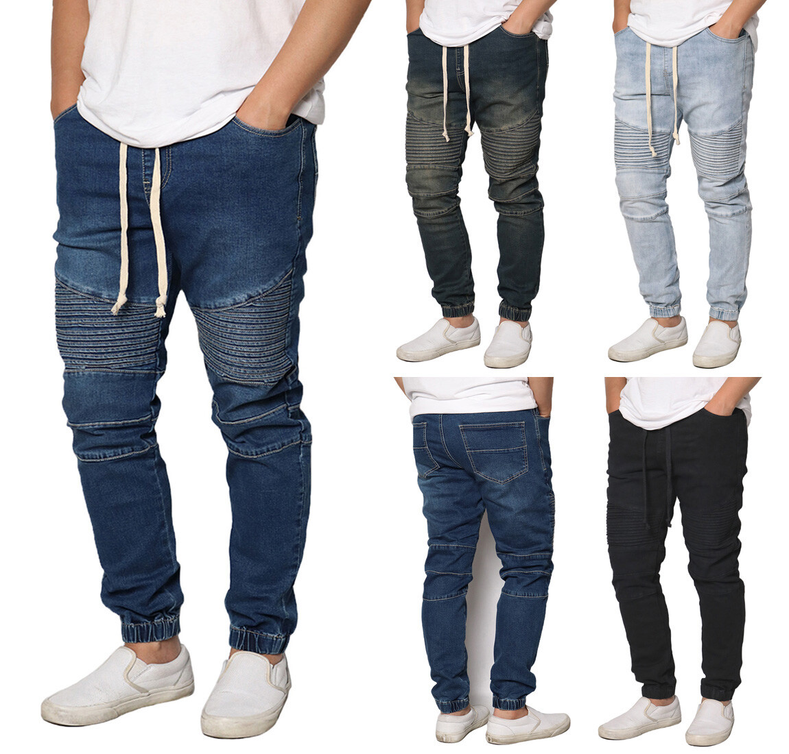 【CAMBIO】Denim Jacquard Jogger Pants /Ｓ CAMBIO(カンビオ)】Denim Jacquard Jogger Pants ジョガーパンツ