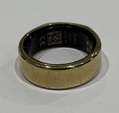 Oura Ring Gen 3 Gold Finish Size 9 - Smart Ring - READ