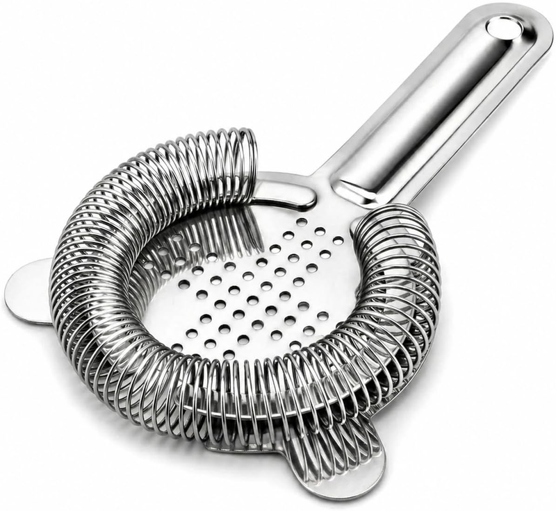 Hawthorne Cocktail Strainer, Food-Grade Stainless Steel Bar Drink Strainer