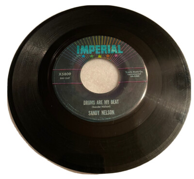 45 Record Sandy Nelson The Birth Of The Beat/Drums Are My Beat (box9)