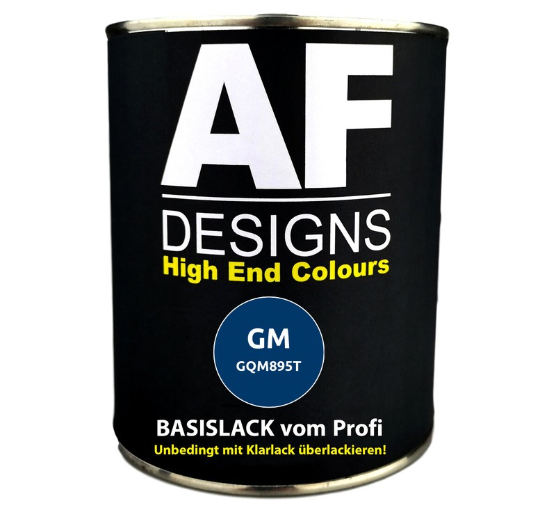 500ml Basislack Generalmotors Gqm895t Barocay Bleu MÃ©Tallique PrÃªT Autolac