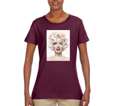 Marilyn Monroe Roses Women Shirt