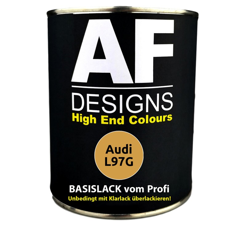 500ml Basislack Audi L97g Or MÃ©TallisÃ© PrÃªT Ã  PulvÃ©Riser Vernis Voiture