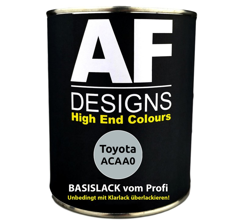 1l Basislack Toyota Acaa0 LumiÃ¨Re Gris MÃ©Tallique PrÃªT Ã  PulvÃ©Riser Peinture