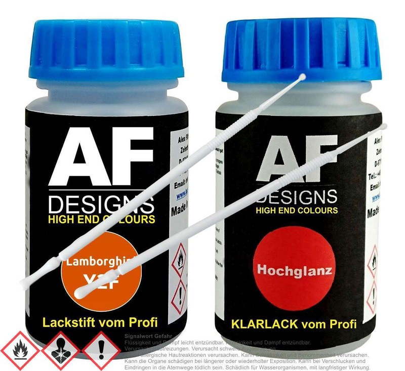Pour Lamborghini Y2f Orange Ymir Peinture Vernis Transparent Lacktupfer Kit