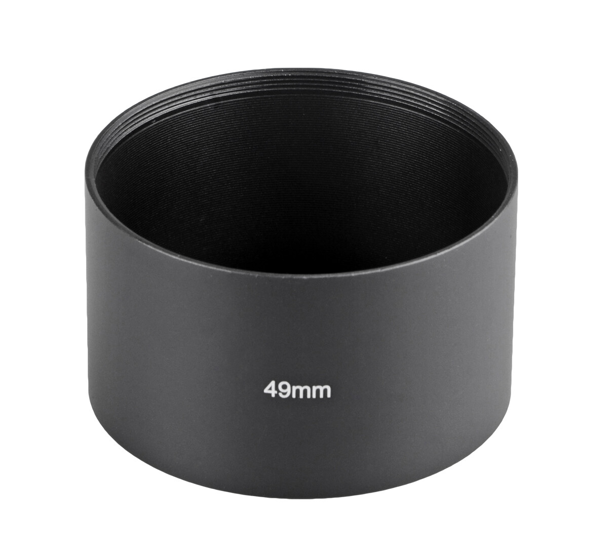 Aluminium-Gegenlichtblende lang 49mm
