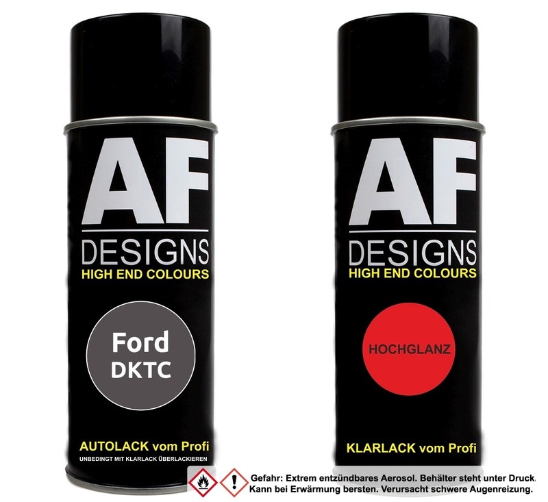 PulvÃ©Risation Pour Ford Dktc Sterling Gris MÃ©TallisÃ© Laque Vernis Transparent