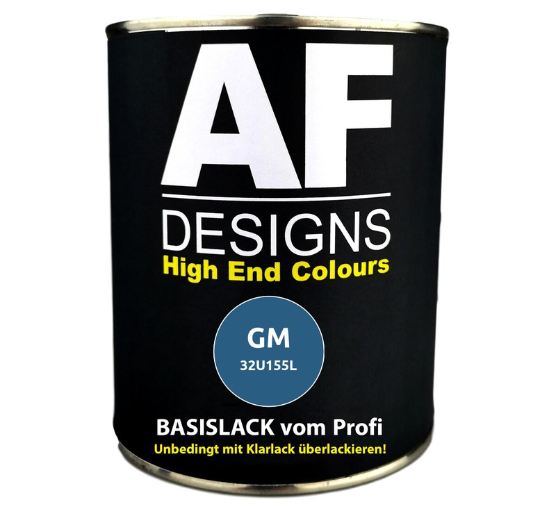 500ml Basislack Generalmotors 32u155l Pastel Bleu MÃ©Tallique PrÃªT Vernis Voiture